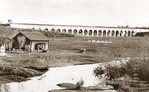 Мытищи и окрестности (Кинохроника и галерея старых фото) Акведук нач 20 века