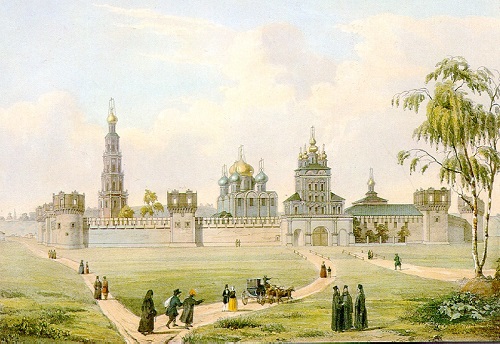 Девичье поле в Москве (видео 1918 г.). Новодевичий монастырь фото. 