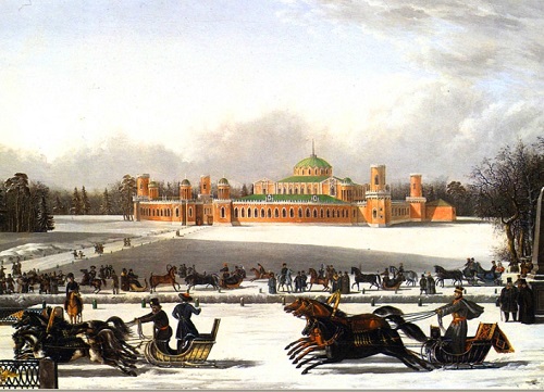 Москва 1908 год. Петровский парк фото