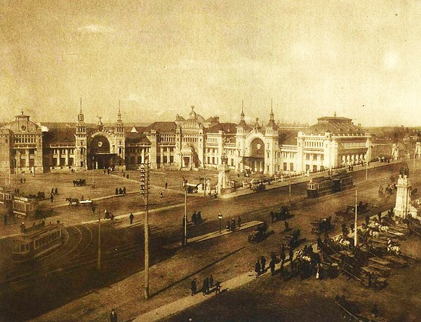 Белорусский вокзал история 1927-1928 г. и кадры кинохроники.