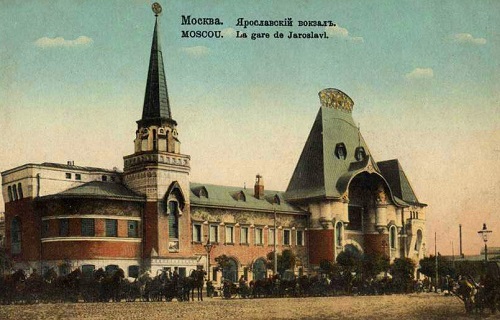 Площадь трех вокзалов в Москве. Кинохроника 1918 и 1927 гг. Ярик