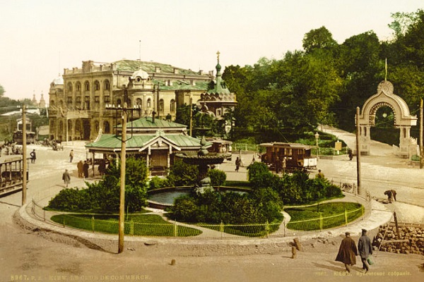 1911 год. Киев. Крещатик. Кинохроника