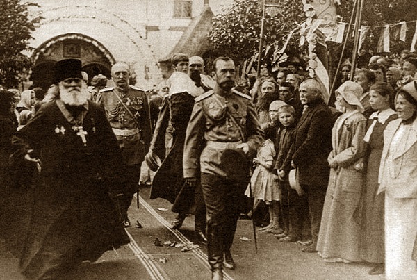 Николай 2 в Евпатории 1916 кинохроника