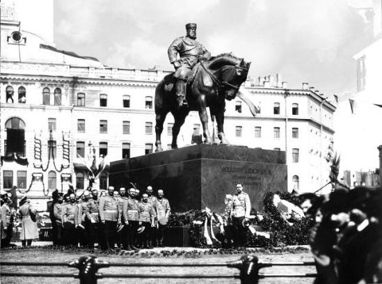 Открытие памятника Александру 3 Кинохроника 1909 год