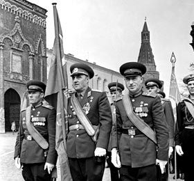 К. Я.Самсонов на Параде Победы 1965 г.